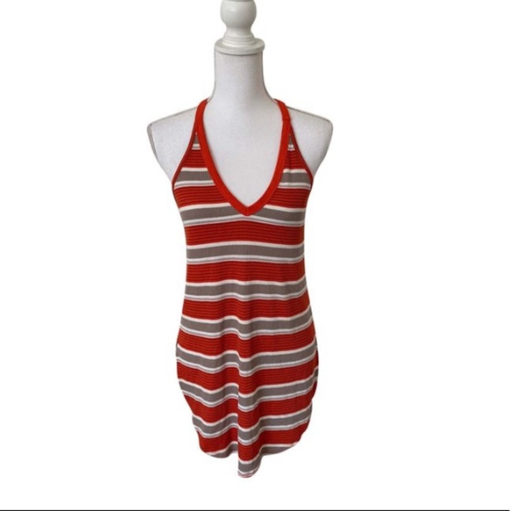 Free People Orange Tan Tank Top/Cami